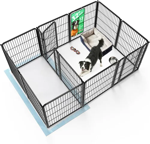 Miniatura 60 de FXW Homeplus Unleashed Corralito para Perros de Interior - Juego Sin Estrés y Seguro, Resistente de 24 Pulgadas 4 Paneles Corral para Cachorros