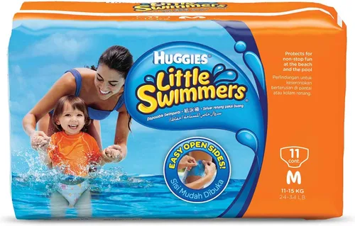 Miniatura 7 de Huggies Little Swimmers - Pantalones de natación desechables, S (15-34 libras), 12