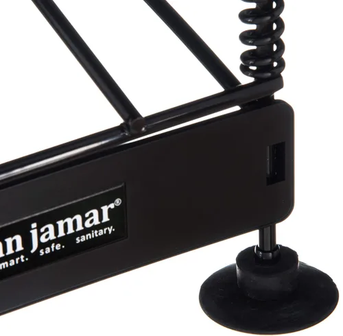 Miniatura 5 de San Jamar Dispensador de tres tazas para tazas de 8 a 44 onzas con bobinas ajustables - Dispensadores de tazas de encimera de 4 niveles - Pies