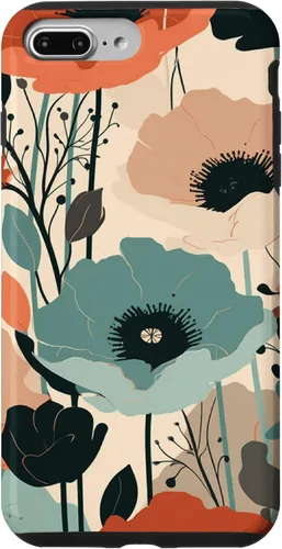 Miniatura 12 de Funda para iPhone 11 Pro Max Minimal Poppy Flower Boho Floral Cute Aesthetic