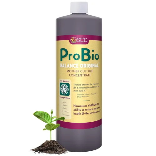 ProBio Balance Original – Haz 20 veces más acondicionador de suelo de granja y jardín, súper concentrado de microorganismos beneficiosos eficaces,