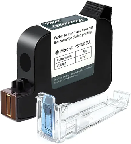 Miniatura 18 de Phezer Cartucho de tinta solvente de secado rápido original de repuesto PS100 impresora de inyección de tinta portátil y mini impresora de inyección