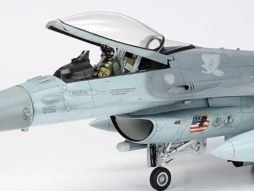 Miniatura 4 de Tamiya 61098 1/48 Kit de Modelo de Avión de Plástico Lockheed Martin F-16CJ