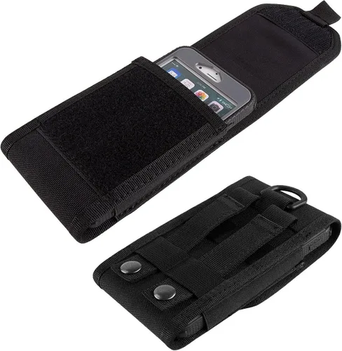 Miniatura 2 de Funda táctica Molle para teléfono inteligente grande para iPhone 17 Pro Max/16 Pro Max/16 Pro/16/15 Pro Max/14 Pro Max/13 Pro Max