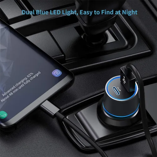 Miniatura 5 de Cargador de coche rápido tipo C para iPhone 17 Pro Max/16/15, Samsung Galaxy S26/S25, Google Pixel 10/9 Android Phone Car Plug Adapter, cargador