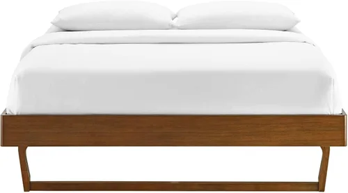 Miniatura 6 de Modway MOD-6212-WAL Billie - Marco de cama con plataforma de madera, tamaño individual, nogal Nuez