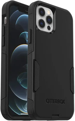 OtterBox Serie Commuter - Funda para iPhone 12 y iPhone 12 PRO (SÓLO) Empaque No Comercial - (Negro)