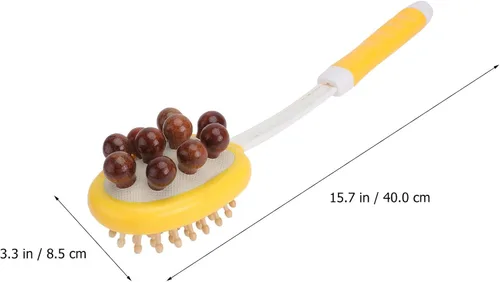 Miniatura 2 de Lurrose Masajeadores manuales de espalda, martillo de mano largo para piernas corporales, brazos, espalda, rascador para oficina en casa