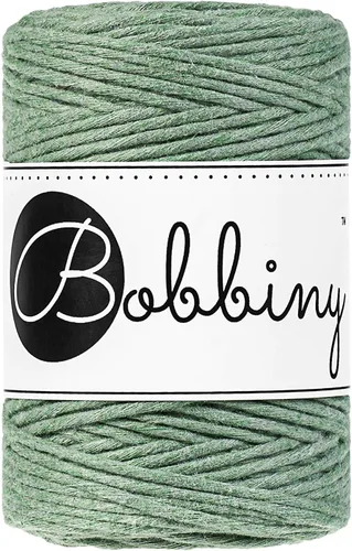 Miniatura 22 de Bobbiny Cordón de macramé de una sola capa para bebé de 0.069 pulgadas (100% algodón reciclado)