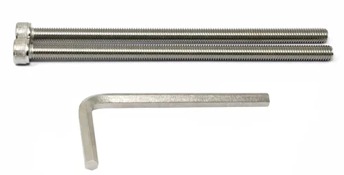 Miniatura 159 de iexcell 25 piezas M4 x 60/65/70/75/3.150 in paso de rosca 0.028 in acero inoxidable 304 cabeza hexagonal Tornillos Tornillos surtido Kit