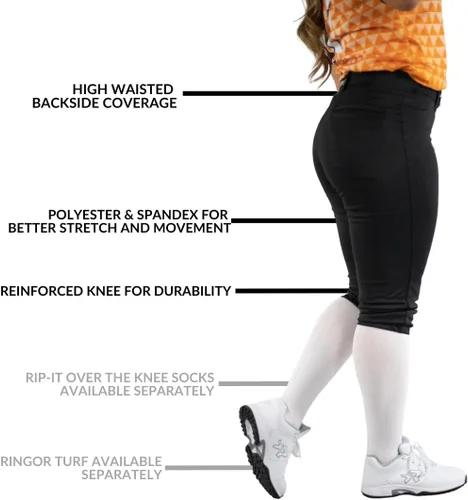 Miniatura 3 de RIP-IT Women's Revolution Softball Pants - Athletic Cut