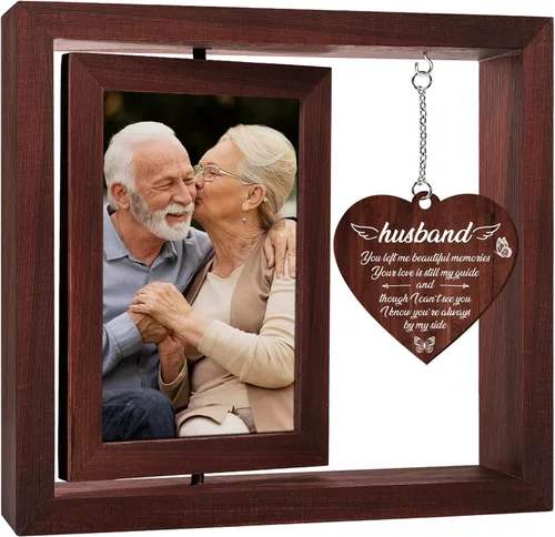 Miniatura 18 de Vetbuosa Regalos conmemorativos para la pérdida del abuelo, marco de fotos de condolencia, regalos de condolencia por pérdida del abuelo, regalo