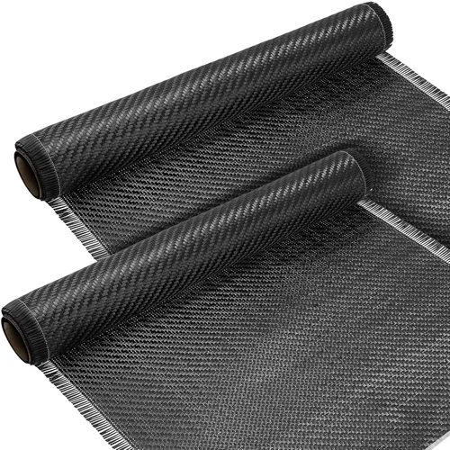 Tudomro Tela de fibra de carbono de 10 x 12 pulgadas, hoja de fibra de carbono negra, tela pura de 2 x 2 pulgadas, tejido de sarga 3k/7.76 oz para
