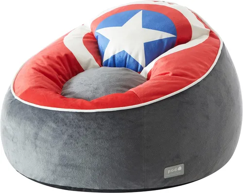 Miniatura 23 de Batman Hillside by Pod - Cómodo puf para niños, tela duradera, ideal para salas de juegos y dormitorios