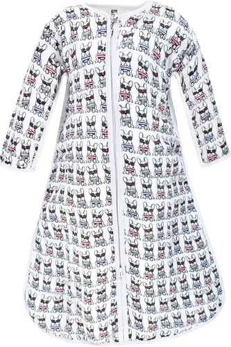 Miniatura 17 de Hudson Baby Saco de dormir unisex de muselina de manga larga para bebé, manta portátil, saco de dormir color fantasía (Modern Safari)