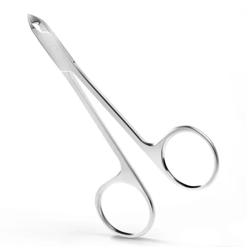 Miniatura 10 de Suvorna Alicates de cutículas con empujador de cutículas, raspador de uñas y removedor de gel, juego profesional de cortadoras de cutículas de acero