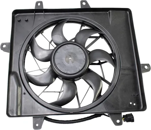 Miniatura 22 de TRQ Conjunto de ventilador de refrigeración dual del radiador compatible con Toyota Highlander 2008-2013 TO3115155