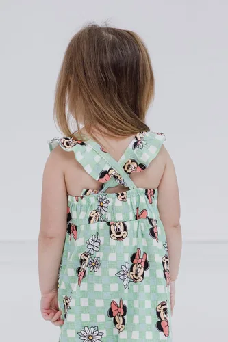 Miniatura 6 de Disney Minnie Mouse - Vestido midi para niñas pequeñas y grandes, diseño de sirena, Ariel