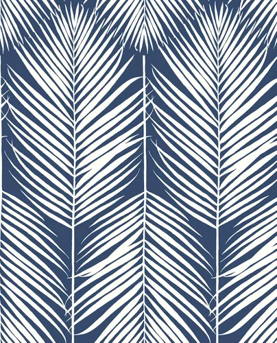 Miniatura 9 de NextWall Palm Silhouette Coastal Papel Tapiz Despegar y Pegar (Verde Pastel)
