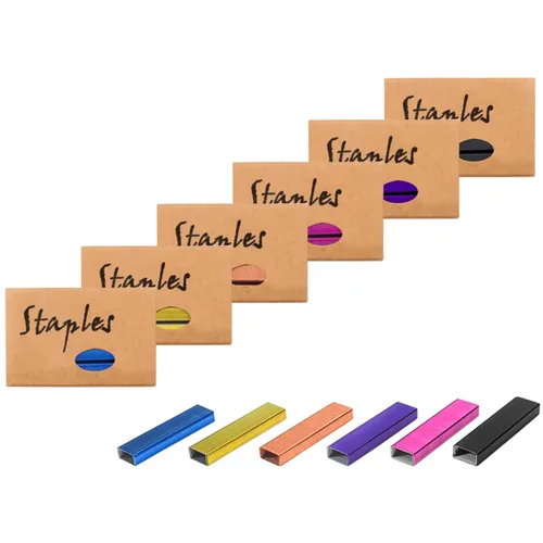 Miniatura 7 de Staples - Paquete de 4 repuestos para grapadoras sin atascos, estándar 26/6, 1/4 pulgadas, 4000 unidades en total