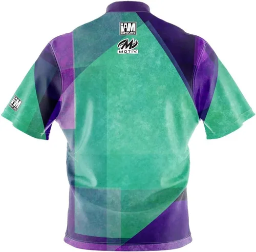 Miniatura 2 de Logo Infusion Camiseta de bolos sublimada con tinte (cuello de hoja) - I AM Bowling Fun Design 2004-MT - Motiv