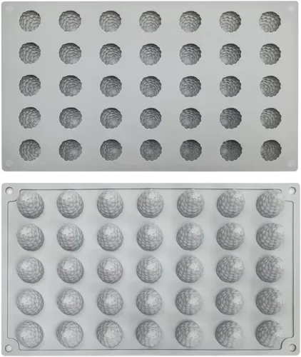 Miniatura 3 de mostsom Molde de Silicona 3D de Frambuesa de 35 Cavidades para Fondant Chocolate Dulces Pasta de Goma Arcilla Polimérica Resina Cocina Horneado