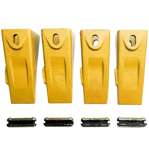 Miniatura 9 de Paquete de 3 dientes de cubo 6737325 con clavijas flexibles 6737326, dientes de cubo compatibles con estilo Bobcat para minicargadora