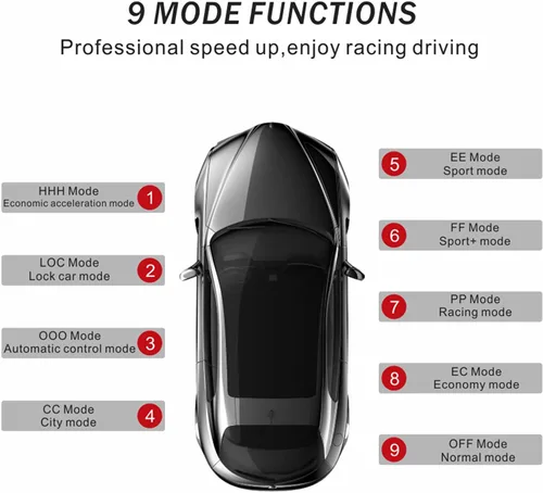 Miniatura 7 de Controlador de respuesta del acelerador, controlador electrónico de acelerador, 9 modos, acelerador electrónico inteligente de carreras, apto