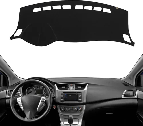 Miniatura 11 de Alfombrilla Protectora para Salpicadero Compatible con Nissan Altima 2012-2007 (Código de Cuerpo L32, Sin Modelos HUD), Alfombrilla Antirreflejos