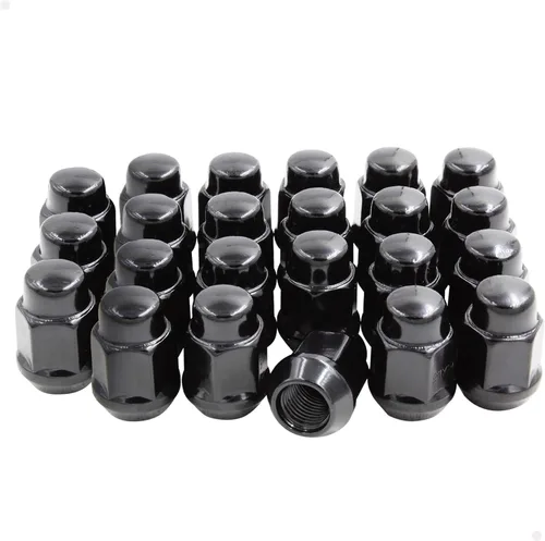 Miniatura 6 de Wheel Accessories Parts 20 tuercas hexagonales de 1/2 a 20 roscas de 4.40 pulgadas de largo, cromadas de 7/8 pulgadas y 13/16 pulgadas, para Chevy