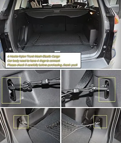 Miniatura 5 de KAITIAN Red de malla universal para maletero de maletero de carga para maletero de coche