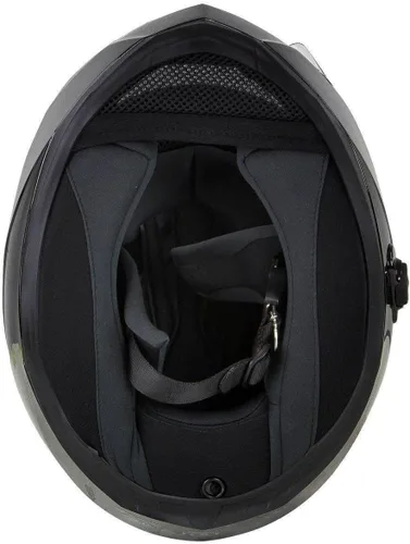 Miniatura 8 de Milwaukee Helmets H520 Casco de motocicleta de cara completa negro con intercomunicador, altavoz y micrófono integrados para hombres/mujeres