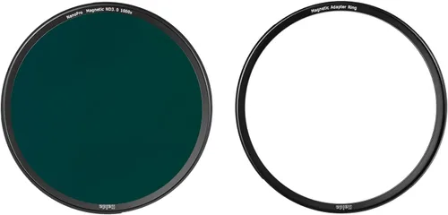 Miniatura 2 de Haida Filtro magnético de densidad neutra de vidrio óptico multicapa NanoPro resistente a los arañazos ND3.0 (1000x) con anillo adaptador (2.047 in)