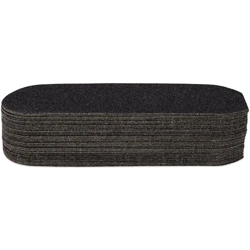 Miniatura 8 de PANA 40 piezas de recambio de archivo Pedi grande negro para lima de pies de acero inoxidable para lijar raspador de pies, almohadillas de recambio