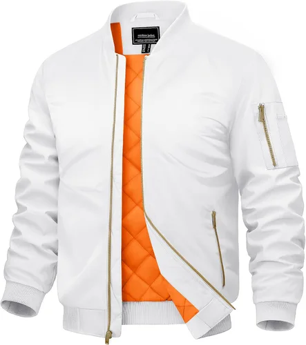 Miniatura 15 de CRYSULLY Chaqueta para hombre Otoño Invierno Espesar Cortavientos Chaquetas Bomber Abrigos Acolchados