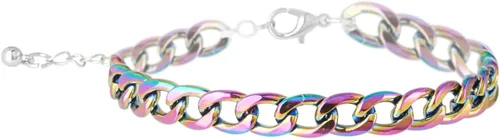 Miniatura 6 de Betsey Johnson Juego de reloj para mujer - Reloj de pulsera con correa de eslabones con pulseras apiladas y esfera de fácil lectura