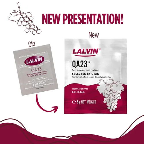 Miniatura 4 de Lalvin QA23 Levadura de vino (paquete de 10) - Hacer Mead de Sidra de Vino Kombucha en casa - 0.18 oz Sachets - Saccharomyces cerevisiae - Vendido