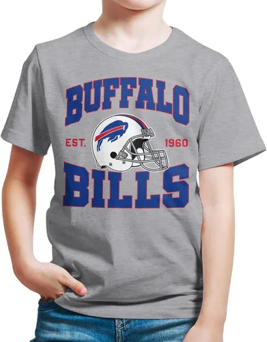 Miniatura 30 de Junk Food Clothing x NFL - Casco de equipo - Camiseta de manga corta para niños y niñas con licencia oficial de la NFL