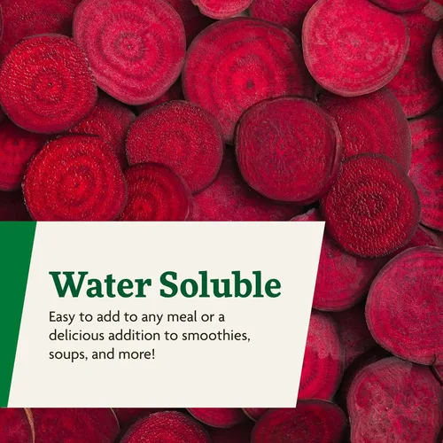 Miniatura 6 de Salus Red Beet Crystals – Mezcla de polvo de raíz de remolacha nutricional orgánica – Suplemento en polvo superalimento con vitamina C, folato