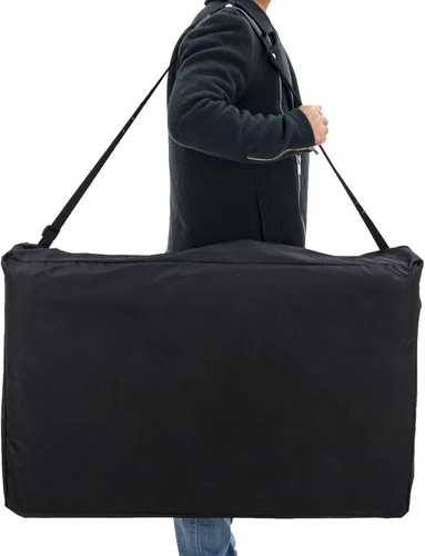 Miniatura 2 de Mesa de masaje, cama de masaje, 2 camas plegables y portátiles para extensiones de pestañas, mesa de tatuaje de belleza, ajustable, color negro