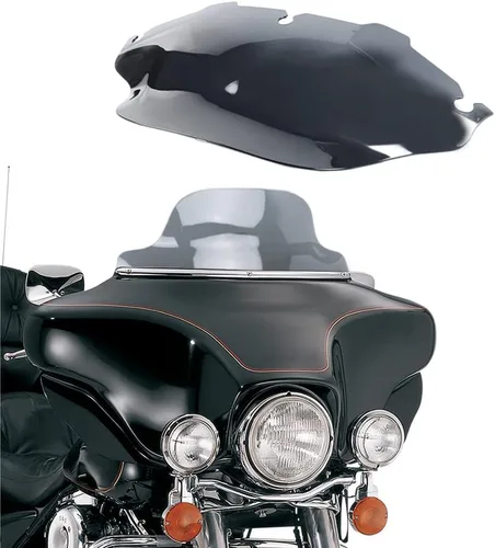 Miniatura 26 de Parabrisas negro de 4.5" para motocicleta, compatible con Harley Davidson Touring Street Glide Electra Glide FLHT FLHTCU Ultra Classic Glide FLHX
