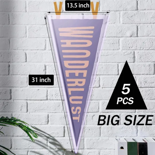 Miniatura 3 de Gueevin 5 soportes para banderines para banderines de 12 x 30 pulgadas, marco de bandera de plástico rígido transparente para mostrar carteles