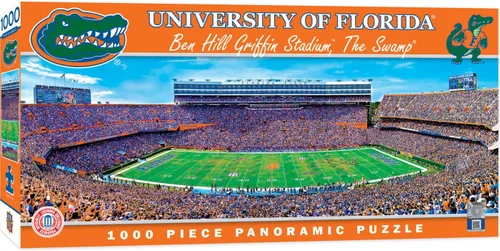 Miniatura 31 de MasterPieces Rompecabezas de 1000 piezas – NCAA Texas A&M Aggies vista panorámica del estadio de fútbol americano, divertido para adultos y familia