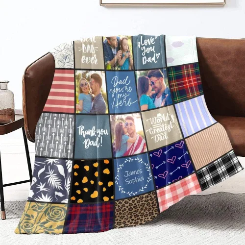 Miniatura 70 de Mantas personalizadas con foto, manta de fotos personalizada, mantas personalizadas con imagen, regalos personalizados para mujeres, hombres