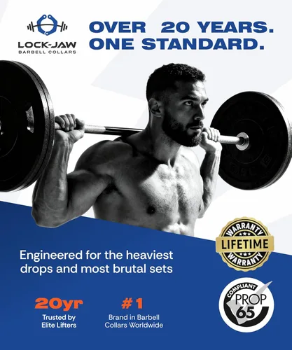 Miniatura 7 de Abrazadera de barra olímpica, de liberación rápida de Lock-Jaw OLY 2