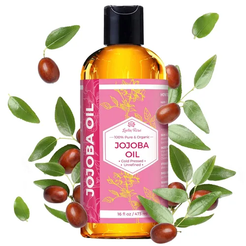 Miniatura 8 de Aceite de jojoba de Leven Rose: 100 % orgánico, natural, sin refinar y prensado en frío, de 4 onzas para cabello, piel y uñas, 4U-BG76-6IYG, 1, 1