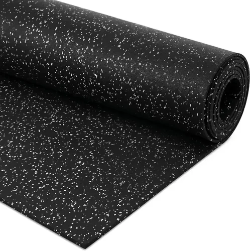 Miniatura 15 de Rollo de piso de goma resistente de 1/4" de espesor de Floor Inc Tapetes de piso de goma reciclada flexibles para gimnasio en casa Tapete