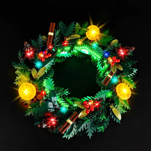 Miniatura 11 de Kyglaring Kit de luces LED compatible con Lego Set 10313, accesorios de iluminación compatibles con iconos de ramo de flores silvestres, solo luces