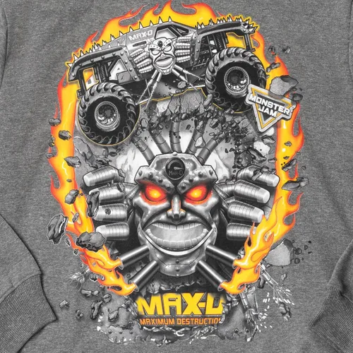 Miniatura 4 de Monster Jam Grave Digger Maximum Destruction - Sudadera con capucha para adultos