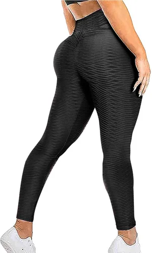 Miniatura 96 de SEASUM - Pantalones de yoga de cintura alta para mujer, con control de abdomen y realce de glúteos, leggings favorecedores para entrenar y correr